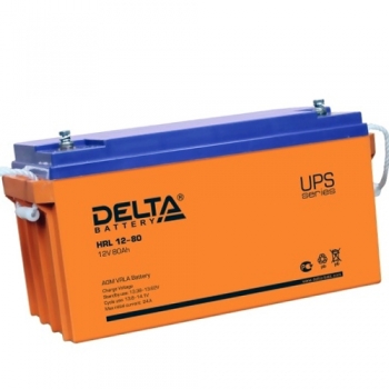 Аккумулятор 12V 80Ah Delta HRL 12-80