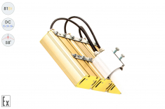 Низковольтный светодиодный светильник Прожектор Взрывозащищенный GOLD, консоль K-3 , 81 Вт, 58°