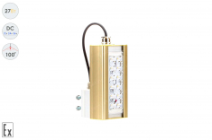 Низковольтный светодиодный светильник Прожектор Взрывозащищенный GOLD, консоль K-1 , 27 Вт, 100°