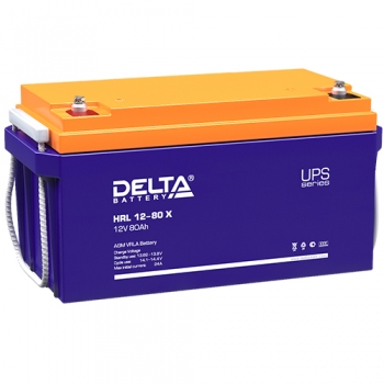 Аккумулятор Delta HRL 12-80 X (12V / 80Ah)