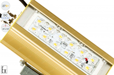 Низковольтный светодиодный светильник Магистраль Взрывозащищенная GOLD, универсальный U-1 , 27 Вт, 30X120°