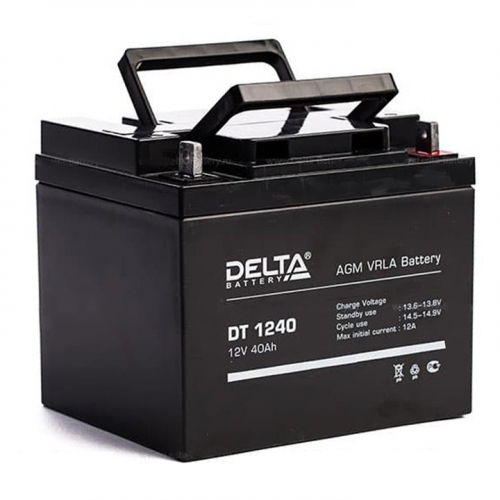 Аккумулятор 12V / 40Ah Delta DT 1240